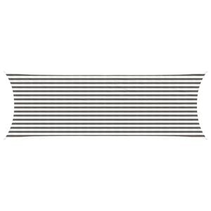 vidaXL Toldo Vela Gris claro y blanco. 2 x 6 m HDPE