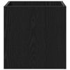 vidaXL Caja de Macetas Roble Negro 40 x 38.5 x 40 cm