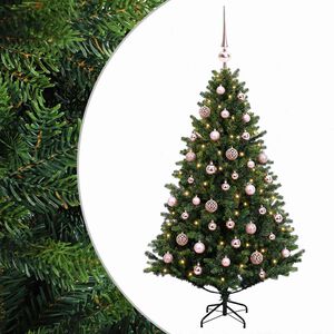 vidaXL &Aacute;rbol de Navidad artificial con bolas 120 cm 150 LED