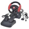 Volante de carreras gaming para PS2/PS3/PC Rojo