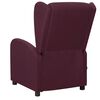 vidaXL Sillón de masaje de tela morado