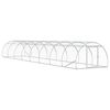 vidaXL Gallinero Plateado 800 x 150 x 100 cm Acero Galvanizado