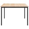 vidaXL Mesa de Comedor Natural 110 x 110 x 75 cm Madera de pino macizo