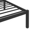vidaXL Estructura de cama sin colch&oacute;n metal negro 90x200 cm