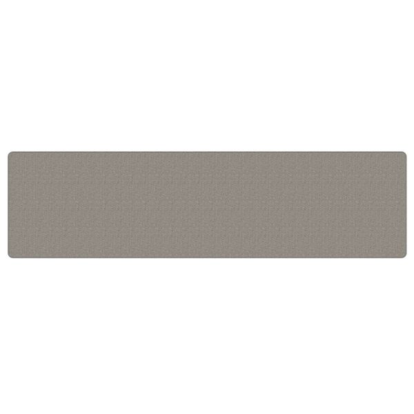 vidaXL Alfombra de pasillo con aspecto de sisal plateada 80x300 cm