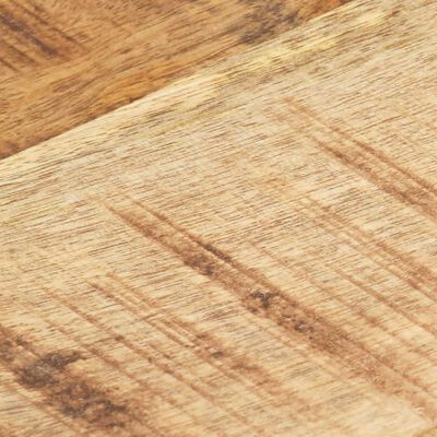 vidaXL Superficie de mesa madera maciza de mango 25-27 mm 80x70 cm