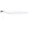 vidaXL Toldo manual retr&aacute;ctil con LEDs 2,5 x 2 m