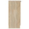 vidaXL Aparador de madera contrachapada roble Sonoma 30x30x70 cm