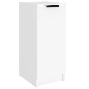 vidaXL Zapatero de madera contrachapada blanco 30x35x70 cm