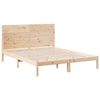 vidaXL Cama extralarga sin colch&oacute;n madera maciza 160x210 cm
