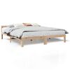 vidaXL Estructura de cama sin colch&oacute;n madera maciza de pino 180x200 cm