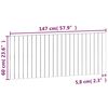 vidaXL Cabecero cama pared madera maciza pino marr&oacute;n miel 147x3x60 cm