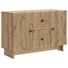 vidaXL Aparador Roble artisan 89 x 34,5 x 60 cm Madera de Ingenier&iacute;a