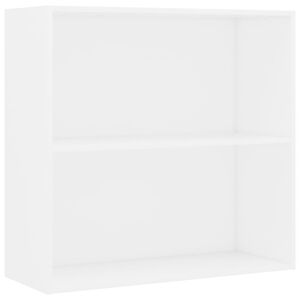 vidaXL Estanter&iacute;a de madera de ingenier&iacute;a blanca 80x30x76,5 cm