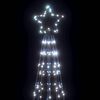 vidaXL Árbol de Navidad LED 550 LEDs blanco frío 300 cm