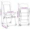 vidaXL Sillas de camping plegables 2 unidades aluminio gris