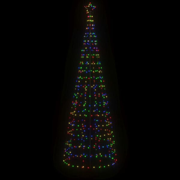vidaXL &Aacute;rbol de Navidad LED con estacas 570 LEDs de colores 300 cm