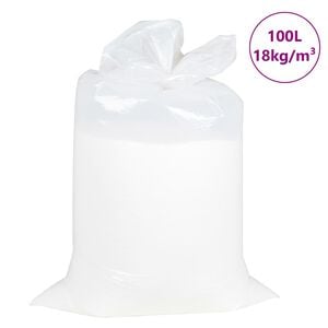vidaXL Relleno para puf EPS 100 L blanca 18 kg/m&sup3;