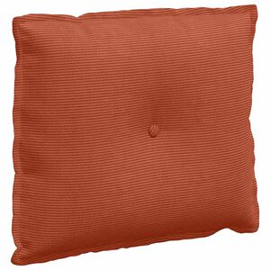 vidaXL Coj&iacute;n de Espalda Rojo Naranja 60 x 50 cm Tela de pana