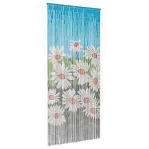 vidaXL Cortina de Puerta Insectos Multicolor 90 x 200 cm Bamb&uacute;