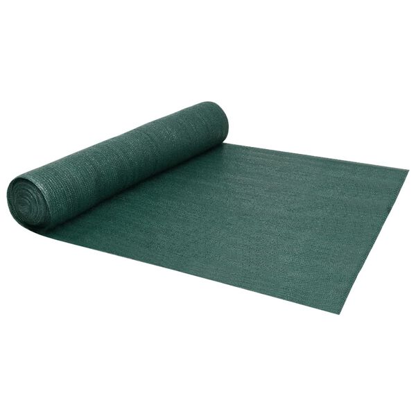 vidaXL Red de privacidad HDPE verde 1,2x10 m 195 g/m&sup2;