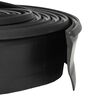 vidaXL Sello de Puerta de Garaje Negro 52 x 2 mm 2,5 m PVC