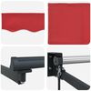 vidaXL Toldo Retr&aacute;ctil Manual Rojo 500 x 300 cm Poli&eacute;ster y metal