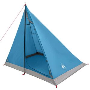 vidaXL Tienda de senderismo 2 persona Azul