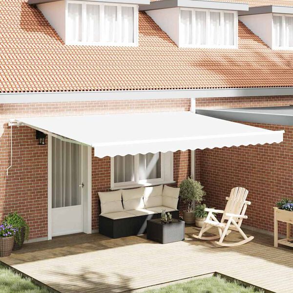 vidaXL Toldo Manual 450 x 350 x 165 cm Poli&eacute;ster