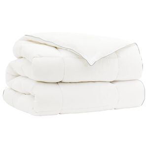 vidaXL Edred&oacute;n 220x240 cm Invierno 450 GSM Lana australiana Blanco