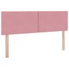 vidaXL Cama con almacenamiento Rosa 140 x 190 cm Terciopelo
