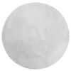 vidaXL Alfombra de pelo corto suave lavable HUARTE gris &Oslash; 100 cm