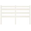 vidaXL Cabecero de cama madera maciza de pino blanco 166x4x100 cm