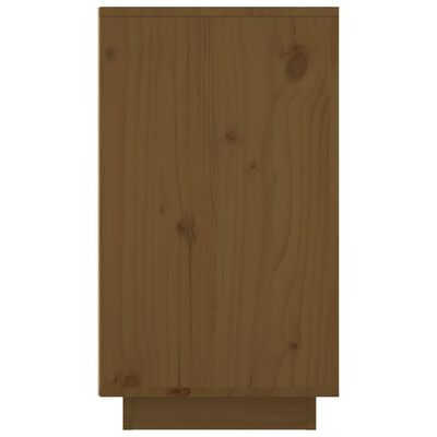 vidaXL Botellero madera maciza de pino marrón miel 23x34x61 cm