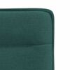 vidaXL Sillas de comedor 4 unidades tela verde oscuro