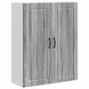 vidaXL Armario de Pared PORTO Gris Sonoma 80 x 31 x 100 cm