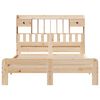 vidaXL Cama con estanter&iacute;a sin colch&oacute;n madera maciza de pino 160x200cm