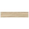 vidaXL Estante flotante pared 2 uds MDF roble y blanco 120x23,5x3,8 cm
