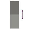 vidaXL Estor Enrollable Opaco gris 40x130 cm Tela Ancho 35,7 cm