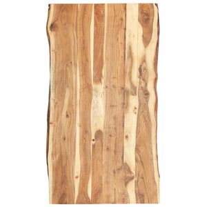 vidaXL Superficie de mesa de madera maciza de acacia 118x(50-60)x3,8cm
