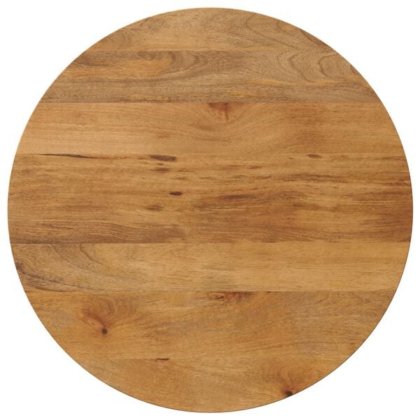 vidaXL Tablero de mesa redondo madera maciza de mango &Oslash; 90x2,5 cm