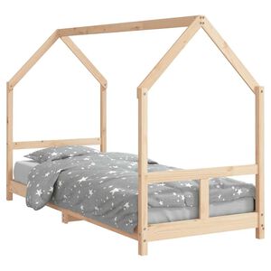 vidaXL Estructura de cama para ni&ntilde;os madera maciza de pino 80x200 cm