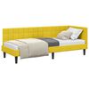 vidaXL Estructura de cama en esquina Amarillo 80 x 200 cm Terciopelo