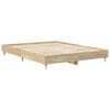 vidaXL Estructura de cama 2 pcs Sonoma 152 x 203 cm