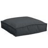 vidaXL Coj&iacute;n 2 pcs Negro 40 x 40 x 8 cm Tela Oxford