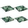 vidaXL Cojines de Asiento de 4 Piezas SOEST 4 uds. 100% Poli&eacute;ster