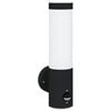 vidaXL Luz de pared exterior Negro 12 x 8,5 x 29 cm