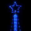 vidaXL Árbol de Navidad LED 525 LEDs azul 302 cm
