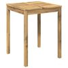 vidaXL Mesa de cena de jard&iacute;n Blanco 60 x 60,5 x 75 cm
