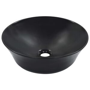 vidaXL Lavabo 41x12,5 cm cer&aacute;mica negro